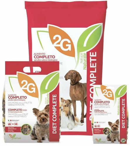 DIET COMPLETE alimento completo per cani per mantenere massa muscolare magra e denti più sani: 8kg