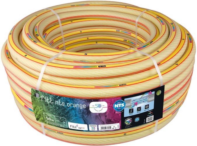 nts orange 3/4' (19mm) 50 m - Tubo Arancione per Irrigazione da Giardino, Robusto e Malleabile, per Uso Intensivo - Arancione