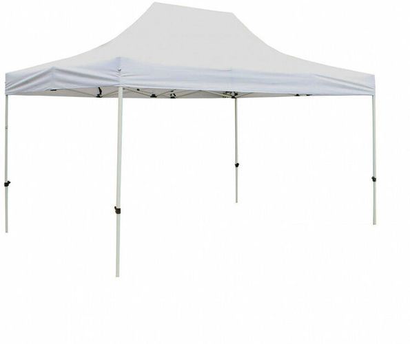 Gazebo Holiday 3x4,5 m in Acciaio Bianco