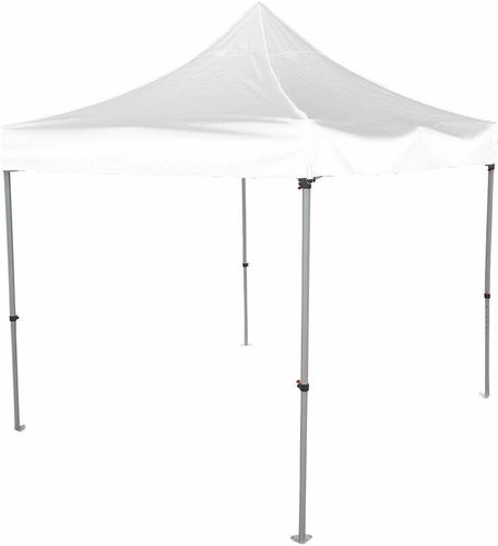 Gazebo Pieghevole Professionale 3x4,5 In Alluminio Telo Bianco Chiudibile Per Mercati Mercatini Feste Da Esterno e Giardino