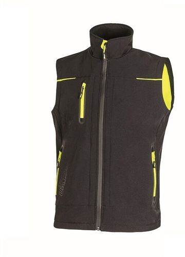 Gilet UPower Universe in Softshell Scuro (Black Carbon), misura: 2XL