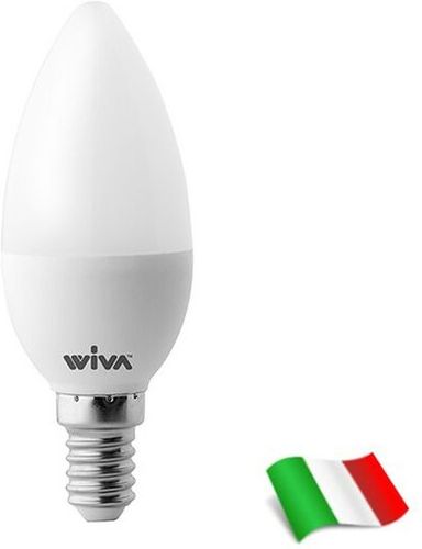 Lampadina a LED E14 Candela 6W 3000K° Wiva