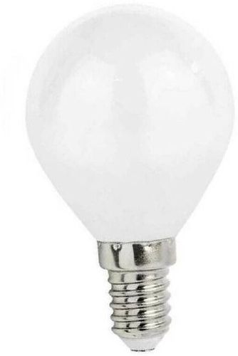 Trade Shop - Lampadina a Led Filamento Opaca 4watt E14 Luce Fredda Calda Naturale Sfera G45b -bianco Freddo - - Bianco Freddo