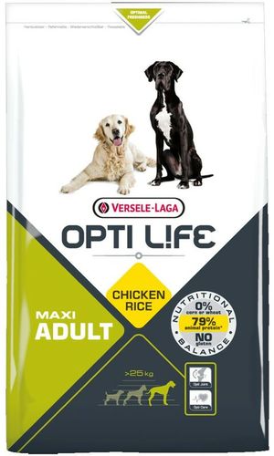 Opti Vita cibo per cani adulti Maxi Chicken & Rice | Nutrono grande allevare cani Versele Laga | Dogfood 12,5 kg