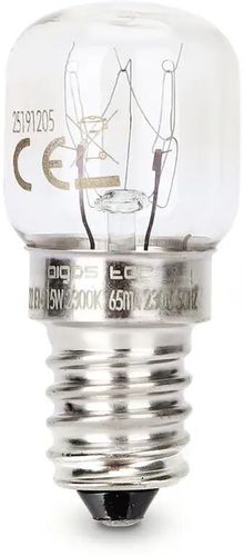 lampadina per forno E14 bianco caldo 15 watt
