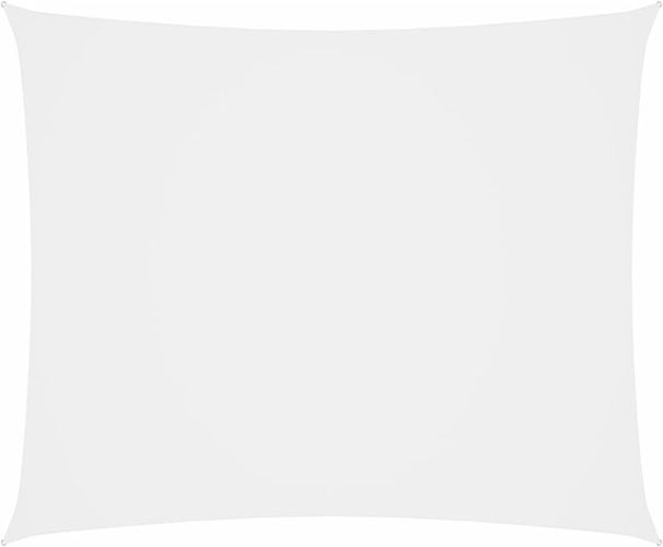 Parasole a Vela Oxford Rettangolare 4x5 m Bianco