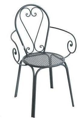 Poltrona sedia poltrone in ferro battuto friendly sedie arredo giardino esterno