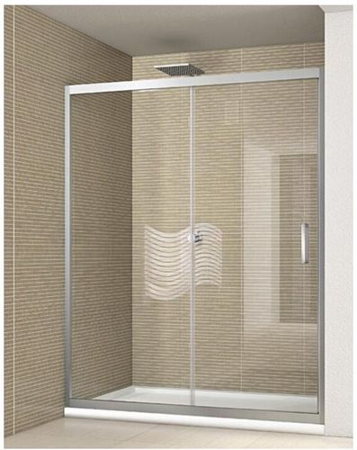 Porta doccia scorrevole 120 cm trasparente altezza 190 cm serie f