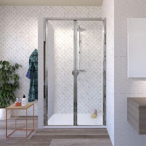 Porta doccia soffietto trasparente 100 cm - Spazio