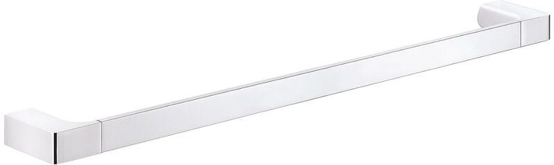 Portasalviette Pirenei a muro cm. 60 in ottone bianco finiture cromo - Gedy