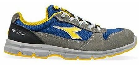 Scarpe antinfortunistiche Diadora Run ii Textile esd low S1P SRC-Grigio/Blu-42 - Grigio/Blu - 42 - Grigio/Blu