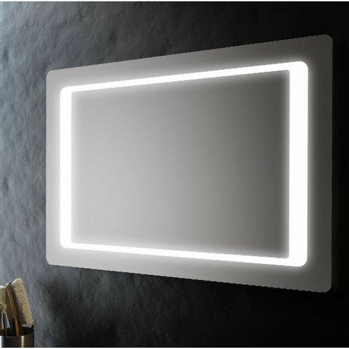 Specchio bagno cornice retroilluminata led 100X70 cm > Specchio ed antifog