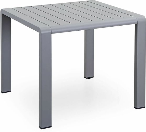 Tavolo da Giardino 90x88,5x75 cm in Alluminio Kraus Modigliani Grigio