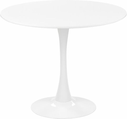 Tavolo da pranzo tondo ⌀ 90 cm bianco BOCA - bianco