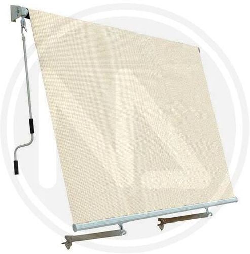 Tenda da sole per balcone a caduta con bracci di supporto mt2,5x2,5 colore: ecru'