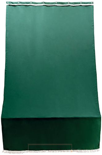 Tenda da Sole per Sormonto 140x250 cm in Poliestere con Anelli Ranieri Verde