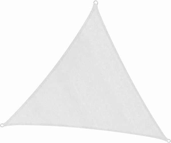 Tenda Vela Ombreggiante Triangolare 5x5m In Poliestere Bianca