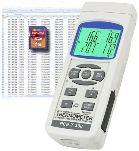 Termometro a 4 canali PCE Instruments PCE-T390