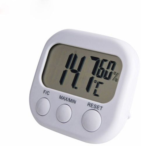 Termometro digitale LCD Perfetto per l'inverno, Funzione igrometro, Misura l'umidità