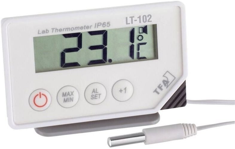 LT-102 Termometro Campo di misura temperatura -40 fino a +70 °C Sensore tipo NTC Conforme HACCP - Tfa Dostmann