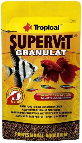 Supervit Granulat Sacchetto 10gr Mangime base in granuli per tutti i pesci i