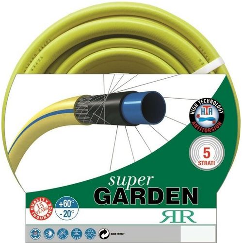 Tubo per irrigazione super garden - 50 metri - diametro tubo 19 mm Rr Italia professional