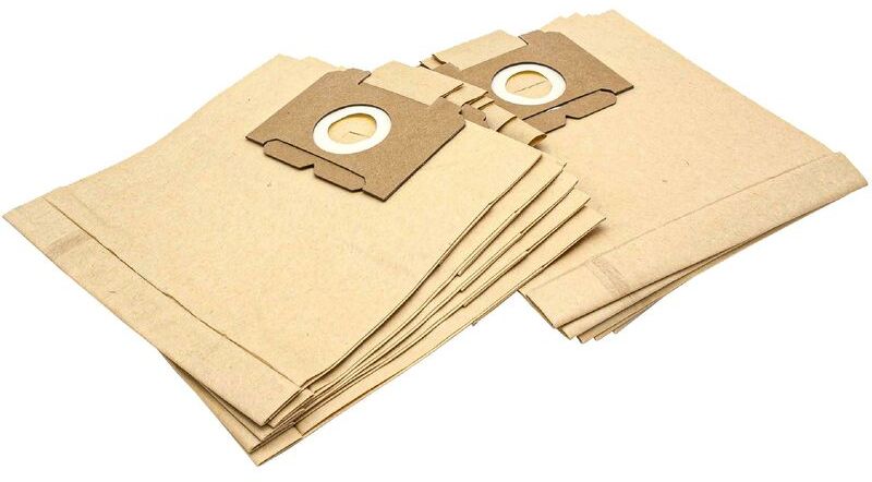 10x sacchetto compatibile con AEG/Electrolux Vampyr 4110 - 4999, 4111, 4120, 4586 aspirapolvere - in carta, 26cm x 22cm, color sabbia