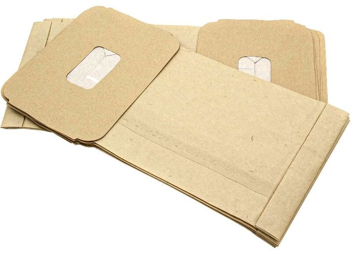 10x sacchetto compatibile con Ruton ro 3624 aspirapolvere - in carta, 32cm x 17,5cm