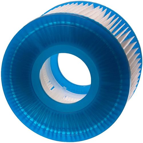 12x cartuccia filtrante di tipo S1 compatibile con Intex PureSpa 28403E, 28407E, 28413E, 28421E piscina - Filtro di ricambio, bianco / blu