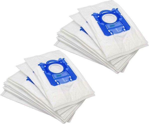 20x sacchetto compatibile con AEG/Electrolux 210 s-bag, 3, 4, 201, 205, 206, 210, 4035, 4040, 1900 Metall aspirapolvere - Bianco