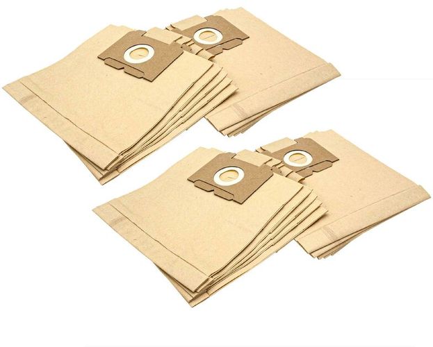 20x sacchetto compatibile con AEG/Electrolux Vampyr 400(x), 410(x), 3200, 4110 aspirapolvere - in carta, 26cm x 22cm, color sabbia