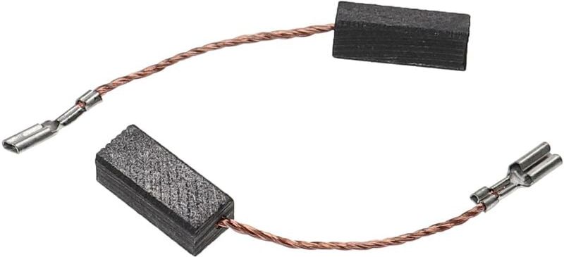 2x spazzola carbone 6 x 8 x 18 mm compatibile con Black & Decker P8016C Typ 2, P8020, P8021A Typ 1 utensile elettrico