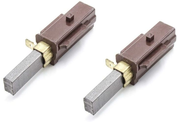 2x spazzola carbone compatibile con Miele S227, S228, S229, S217-S225, S227i, S228i aspirapolvere - Spazzola motore, con base, 6,3x11x33 mm