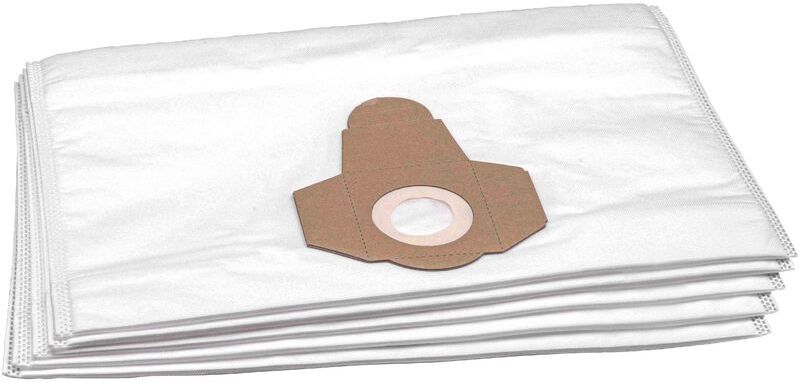5x sacchetto compatibile con Moulinex Wet Dry System 20 aspirapolvere - in microfibra, bianco