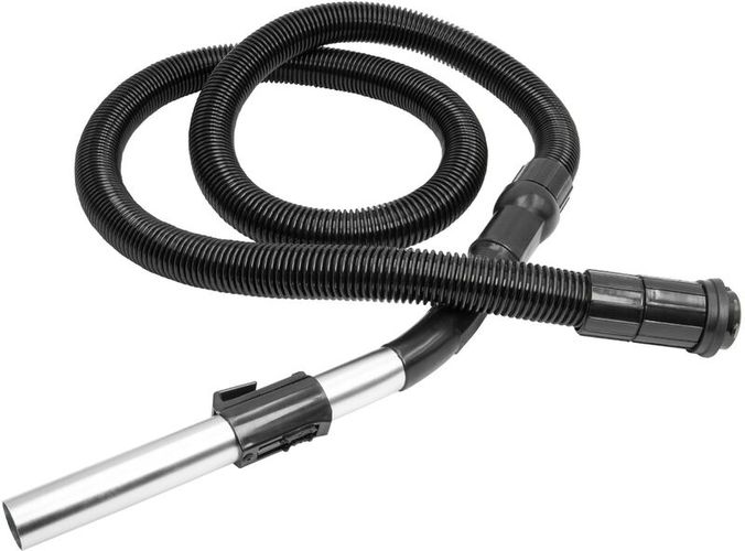 tubo flessibile da 32mm con attacco tondo compatibile con Lux Z320, Z322, Z325, Electrolux E22 - nero, con impugnatura