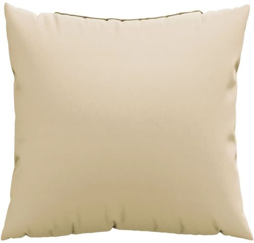 Cuscini Decorativi 4 pz Beige 60x60 cm in Tessuto - Beige