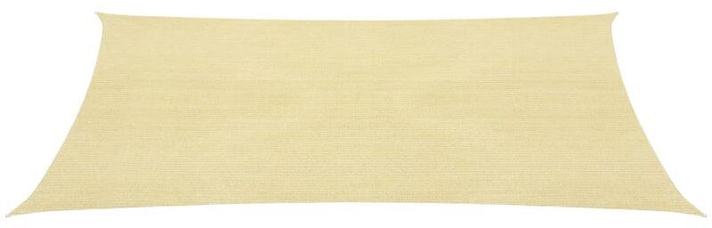 Parasole a Vela HDPE Quadrata 2x2 m Beige vidaXL - Beige