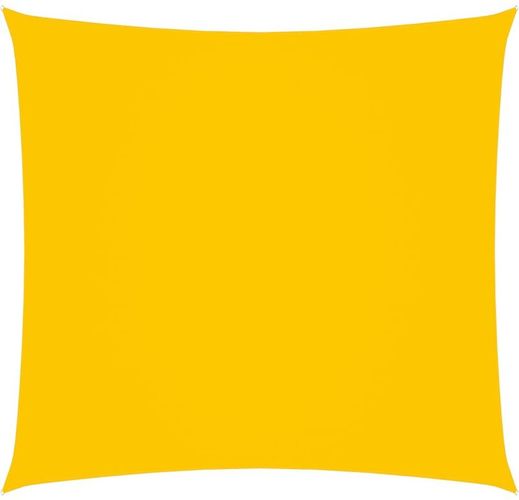 Parasole a Vela in Tela Oxford Quadrata 6x6 m Giallo - Giallo - Vidaxl