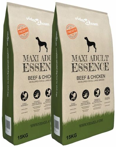Cibo Premium Cani Maxi Adult Essence Beef & Chicken 2 pz 30kg - Youthup