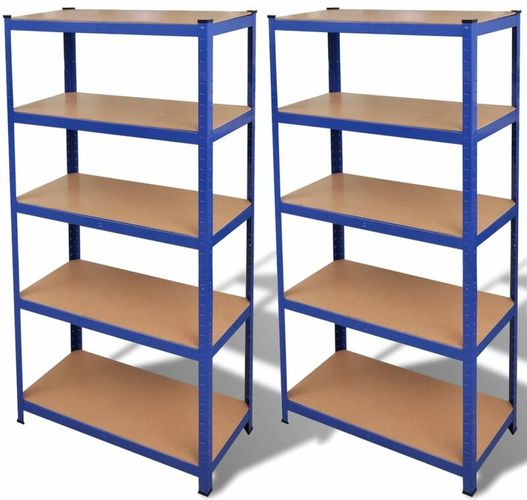 Strutture con Scaffali 2 pz - Blu