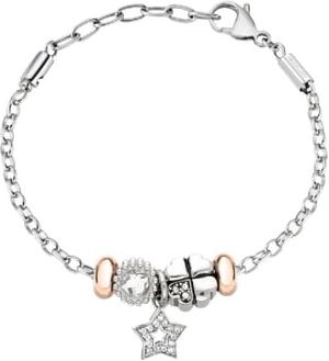 Bracciale Donna Collezione Drops Acciaio Pvd oro rosa