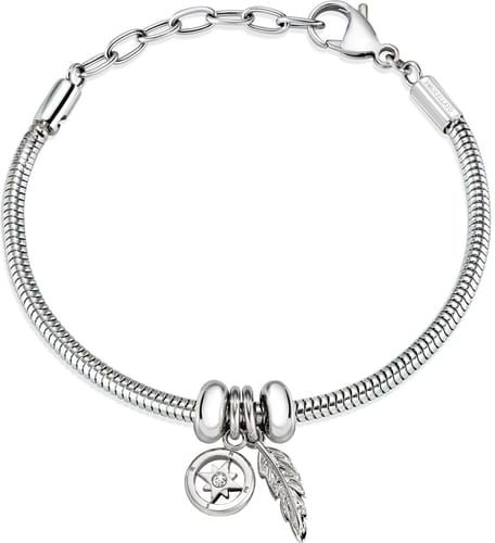 Bracciale Donna Collezione Drops Acciaio Cristalli