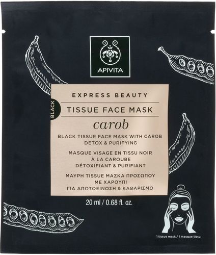 APIVITA EXPRESS BEAUTY Tissue Face Mask Carob