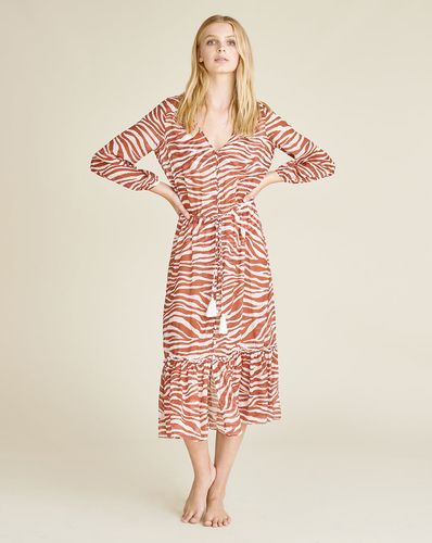 Mallory Zebra Cover-Up Dress