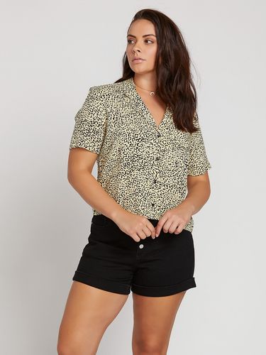 Volcom Gen Wow Short Sleeve Shirt - Leopard - Leopard - XS