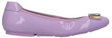 Donna Ballerine Viola chiaro 34.5 Pelle