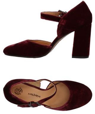 Donna Decolletes Bordeaux 36 Fibre tessili Pelle