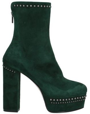 Donna Stivaletti Verde scuro 39 Pelle