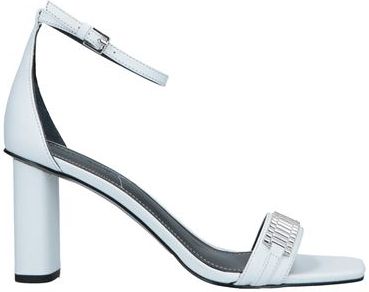 Donna Sandali Bianco 39.5 Pelle