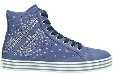 Donna Sneakers Blu 35 Pelle